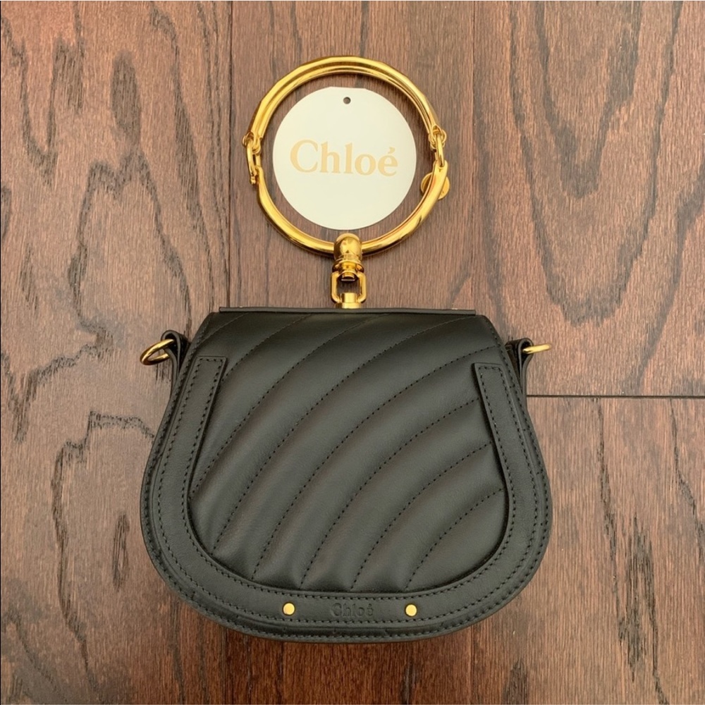 Chloe Nile Small Quilted Leather